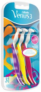 Brivnik Gillette za EU, Simply Venus 3, multicolor, 3/1