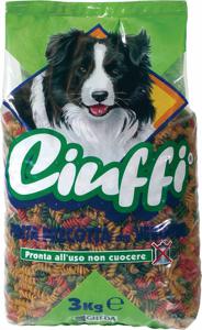 Testenine za pse Ciuffi, mix z zelenjavo, 3 kg