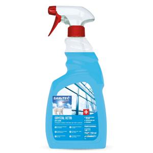 Čistilo za steklo Sanitec, Crystal Vetri, z razpršilko, 750 ml