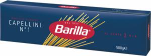 Testenine Barilla, špageti, najtanjši, št. 1, 500 g