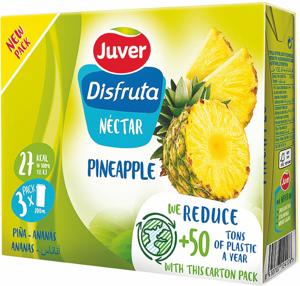 Nektar Juver, Disfruta ananas, 3 x 200 ml