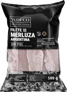File osliča (Merluccius hubbsi), zamrznjeno, 500 g