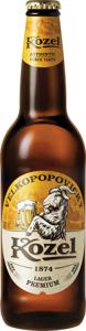 Pivo Kozel svetlo, premium, lager, steklo, alk.4,6 vol%, 0,5 l