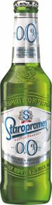 Pivo Staropramen, alk. 0,0 vol%, steklenica, 0,33 l