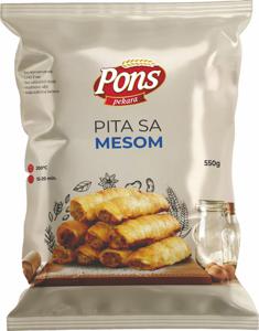 Pita Pons, z mesom, 550 g