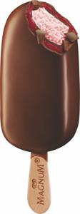 Sladoled Magnum, dvojna malina, 85 ml