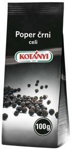 Črni poper, cel, Kotányi, 100 g