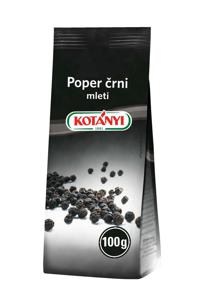 Črni poper, mlet, Kotányi, 100 g