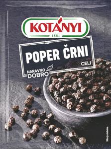 Črni poper, cel, Kotányi, 20 g