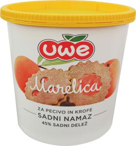 Namaz sadni Uwe, marelica, za krofe in pecivo, 700 g