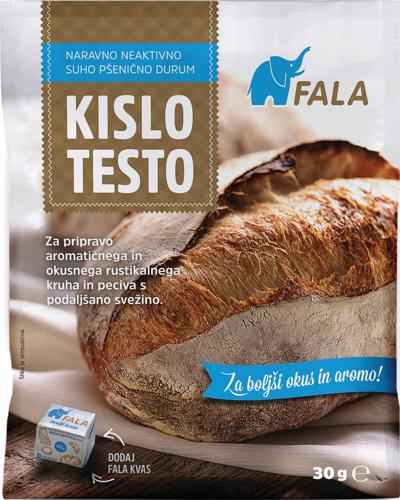 testo fala, neaktivno naravno suho, kislo