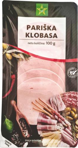 narezek tuš, pariška