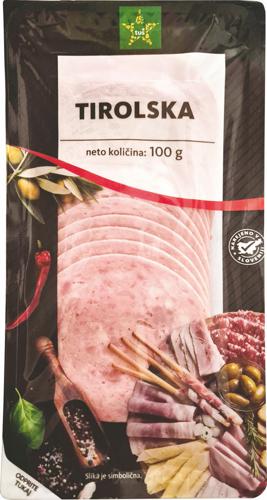 narezek tuš, tirolska