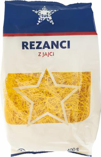 pasta tuš, tagliatelle all'uovo