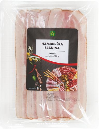narezek tuš, hamburger
