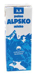 mleko alpsko, polnomastno