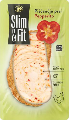 narezek slim & fit, piščančje prsi pepperito, perutnina ptuj