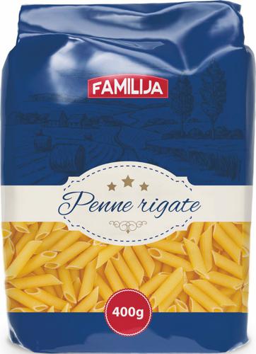 testenine familija, penne rigate