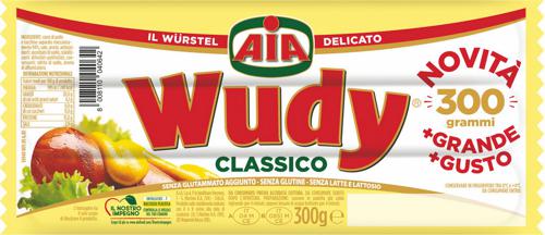 klobasa perutninska wudy, classico, brez ovoja, vakum pakirano