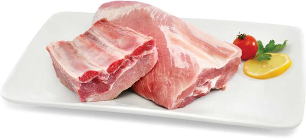 Slika produkta Svinjska rebra, prsa, s kostjo, brez kože