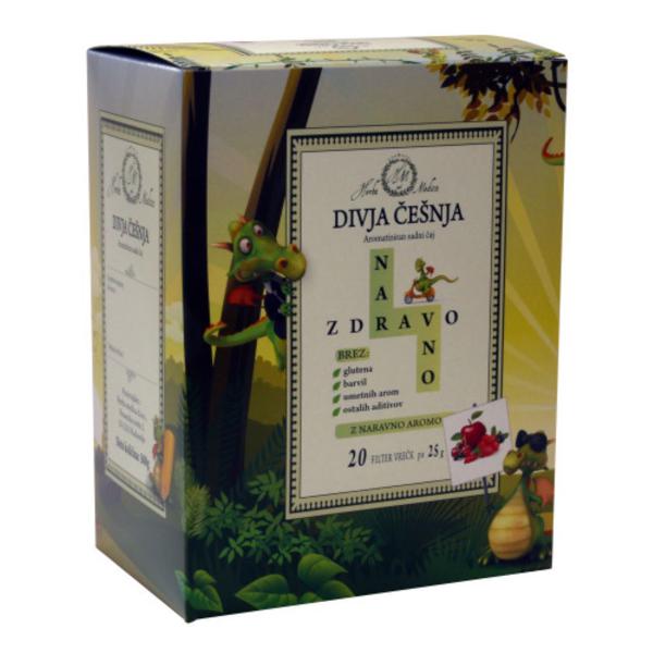 Slika produkta Čaj Herba Medica Naravno zdravo, divja češnja, gastro, filter, 500 g