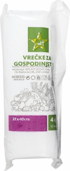 Slika produkta Vrečke Tuš, za gospodinjstvo, 4 kg, 50/1