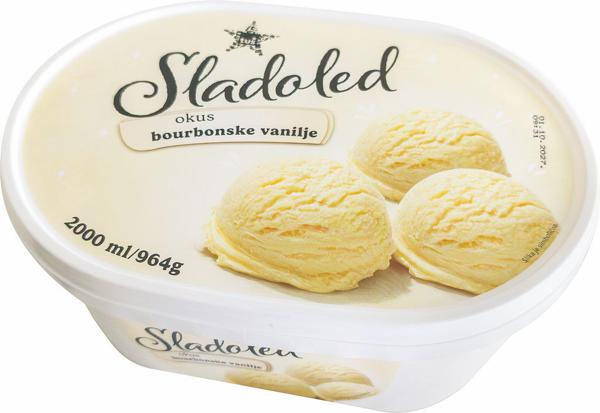 Slika produkta Sladoled Tuš, Bourbon vanilla, 2 l