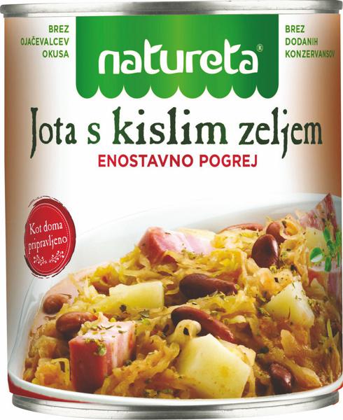 Slika produkta Jota Natureta, s kislim zeljem, 840 g