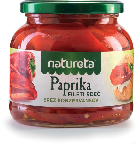 Slika produkta Paprika Natureta, file, rdeča, 530 g