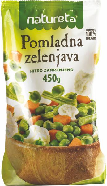 Slika produkta Zelenjava Natureta, pomladna, 450 g