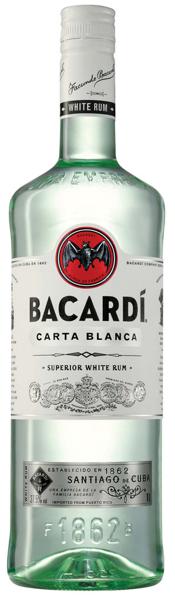 Slika produkta Rum Bacardi, Carta Blanca, alk.37,5 vol%, 1l