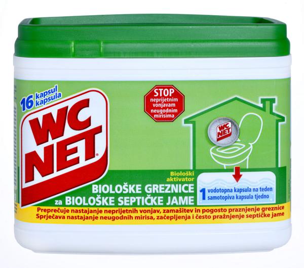 Slika produkta Čistilo WC Net,aktivator biološ.grez.,16x18g