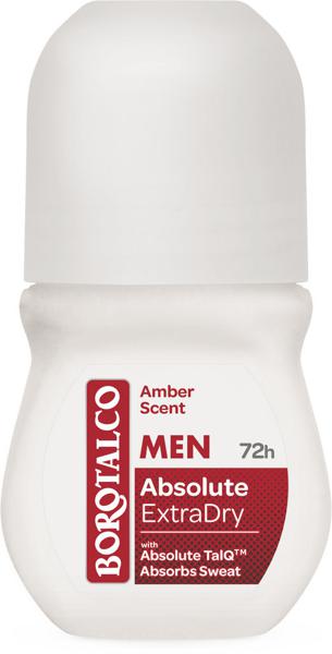 Slika produkta Dezodorant Borotalco roll-on man, absulute extra dry amber, 50 ml